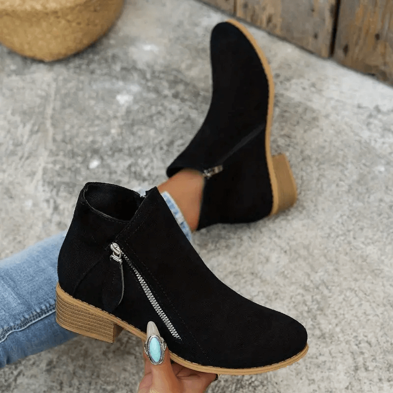 Lina Paris™ | Bottes en cuir vintage pour femmes