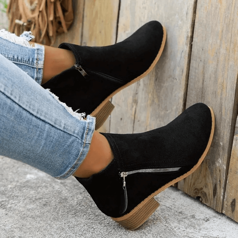 Lina Paris™ | Bottes en cuir vintage pour femmes