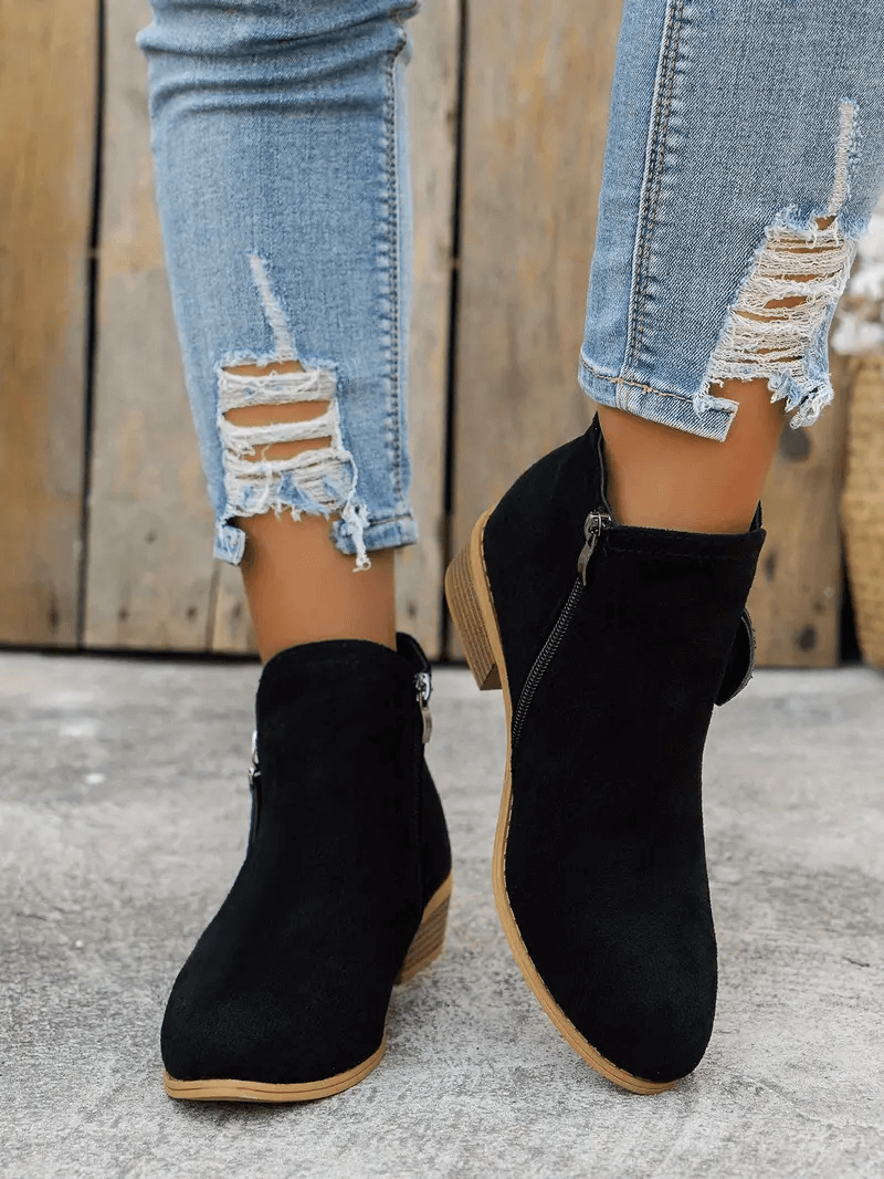 Lina Paris™ | Bottes en cuir vintage pour femmes