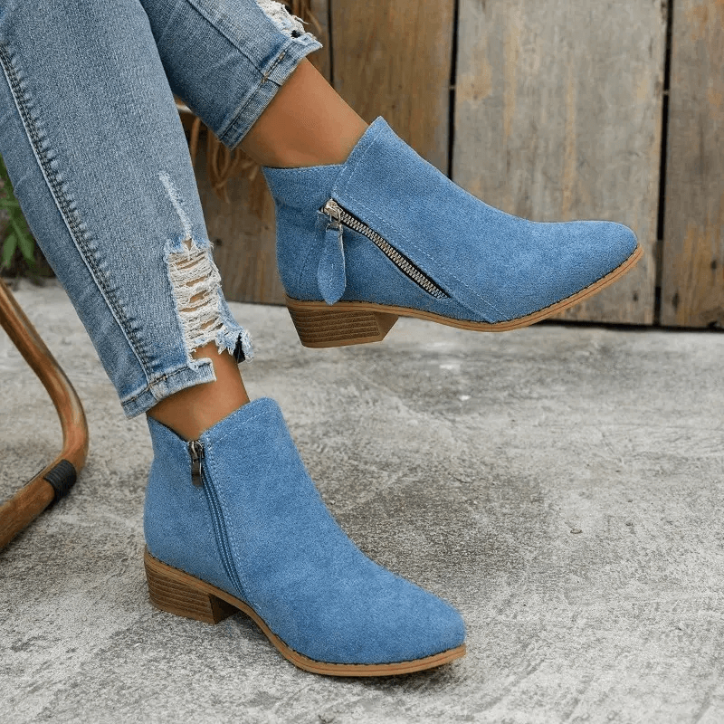 Lina Paris™ | Bottes en cuir vintage pour femmes