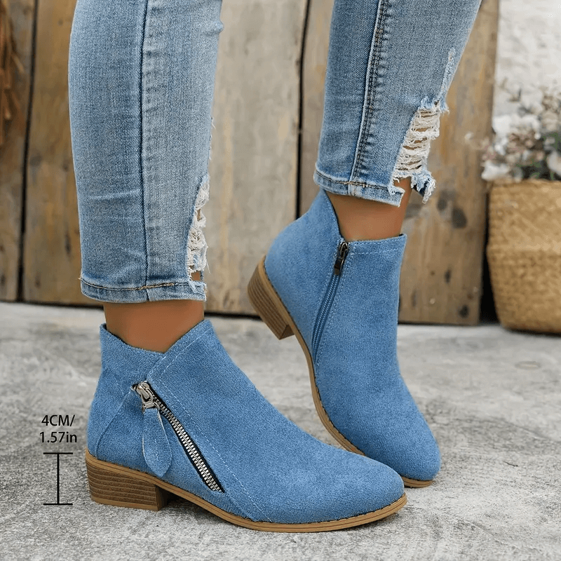 Lina Paris™ | Bottes en cuir vintage pour femmes