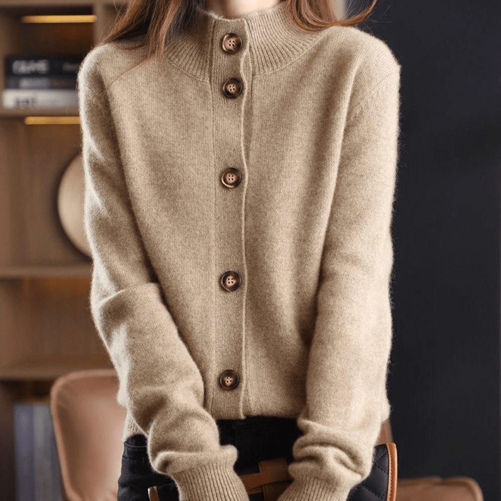 Lina Paris™ | Cardigan en cachemire de luxe