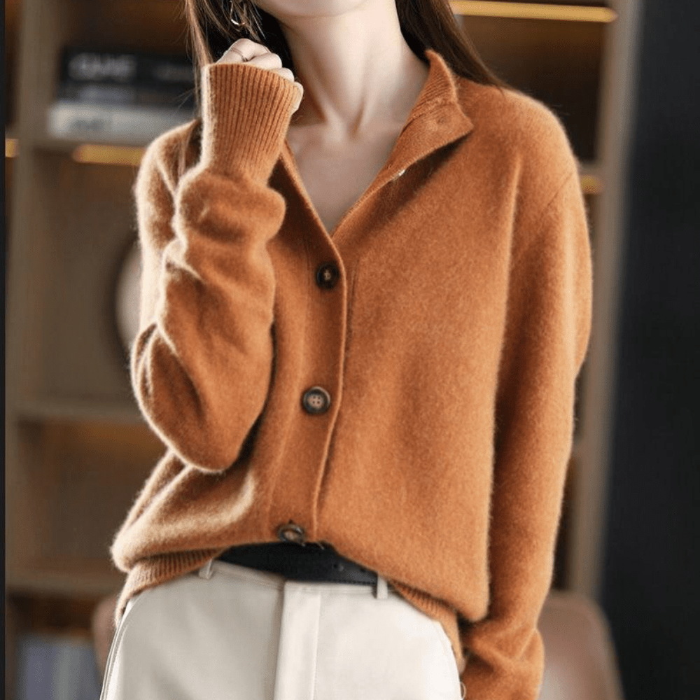 Lina Paris™ | Cardigan en cachemire de luxe