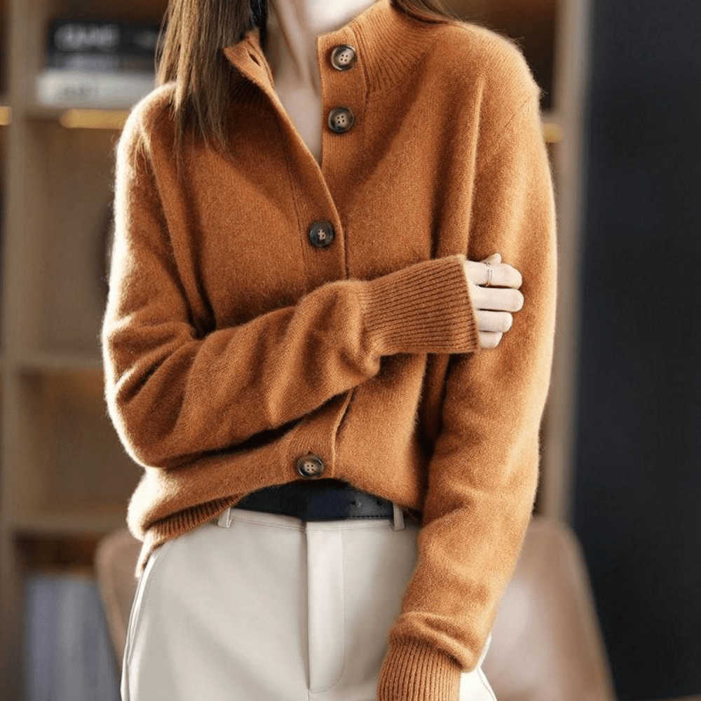 Lina Paris™ | Cardigan en cachemire de luxe